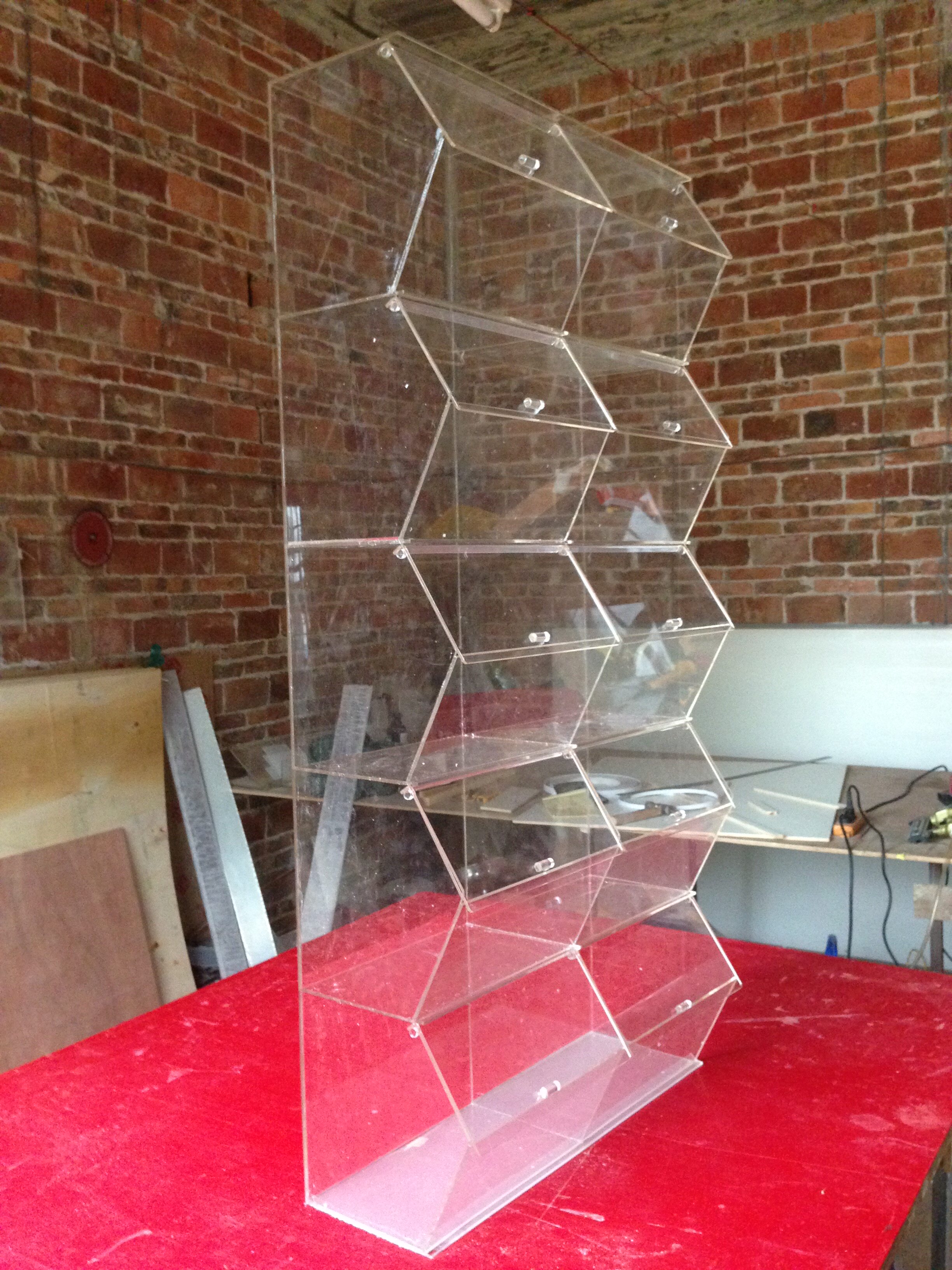 展示架  零食盒亚克力糖果箱 超市柜  塑料透明桌面展示陈列盒