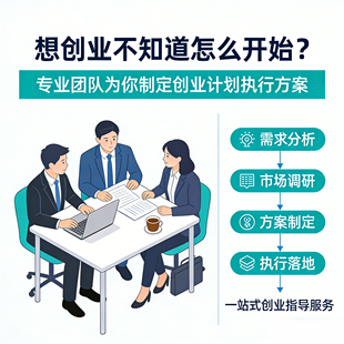 商业模式咨询创业项目顾问公司经营规划指导分析企业营销推广策划