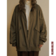retroyouth春秋美式 街头飞行员夹克外套男复古宽松冲锋衣加厚棉服