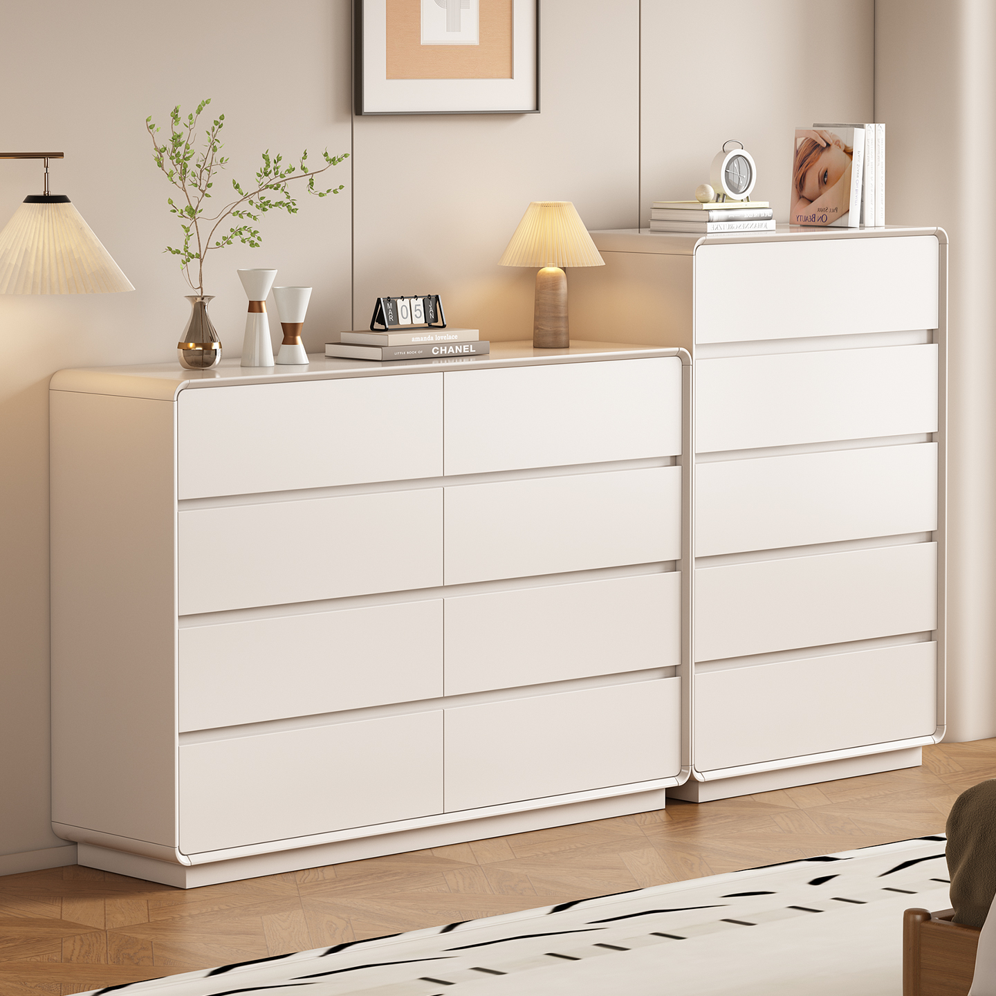 热销款实木五斗八斗柜客厅烤漆柜