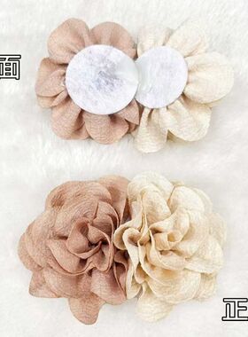花朵蝴蝶结鞋扣可拆卸送热熔胶