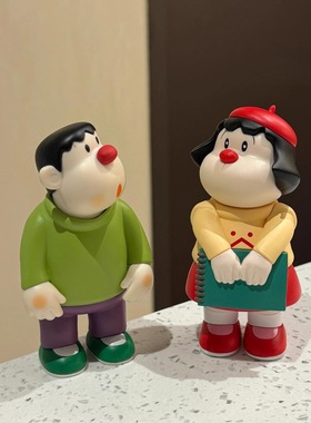 【家居好物】胖虎桌面摆件客厅可爱卡通装饰品电视柜玄关创意小众