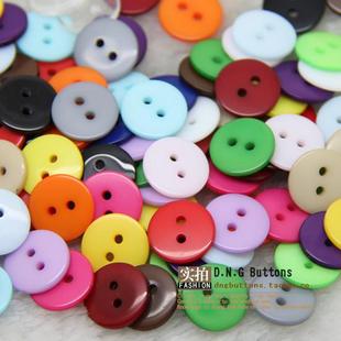 开衫 两眼面包扣 扣 扣子儿童手工贴画钮扣衬衫 童装 糖果色纽扣