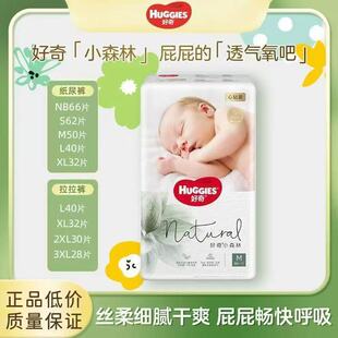 好奇小森林心钻婴儿超薄透气纸尿裤新生儿尿不湿宝宝成长裤拉拉裤