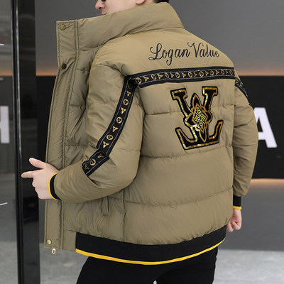 欧货潮牌高端立领羽绒服冬装棉衣