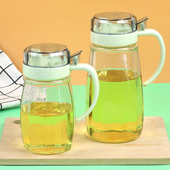 玻璃油壶防漏油瓶厨房家用不挂油调味料装 酱油醋油壸大容量大油罐