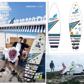 旅拍婚纱摄影海景拍照道具创意写真冲浪板模型装 饰广告定制帆板