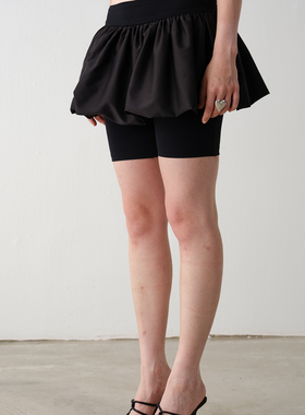 TMS studio 2025ss puffy skirt蓬松下摆弹力腰设计款高腰裙裤