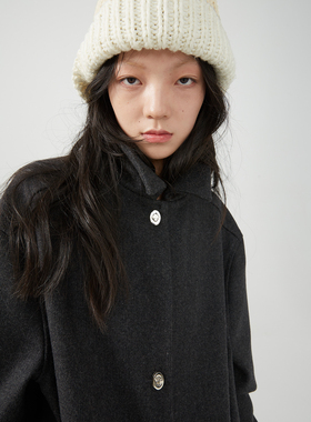 TMSstudio 蒙古帽 全手工钩针独特造型尖顶保暖多种戴法毛线帽