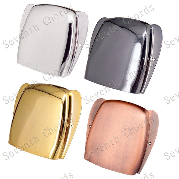 JB系列电贝司琴桥钢罩子 贝司吉他琴桥保护钢罩保护盖钢外壳 银