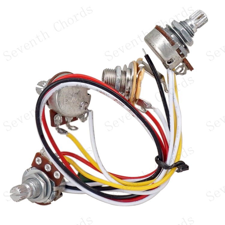 JB J Bass JBass电贝斯贝司线路总成电子电路系统500K电位器插口