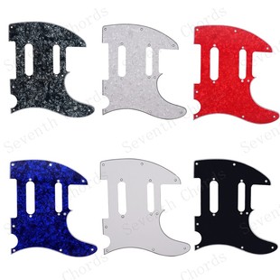 2个单线圈拾音器孔的TELE电吉他护板 TL琴体前护板前盖板前面板