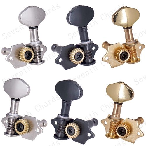 1:18齿开放式民谣吉他弦钮 电吉他琴弦钮扭弦准轴旋钮上弦器 BD金