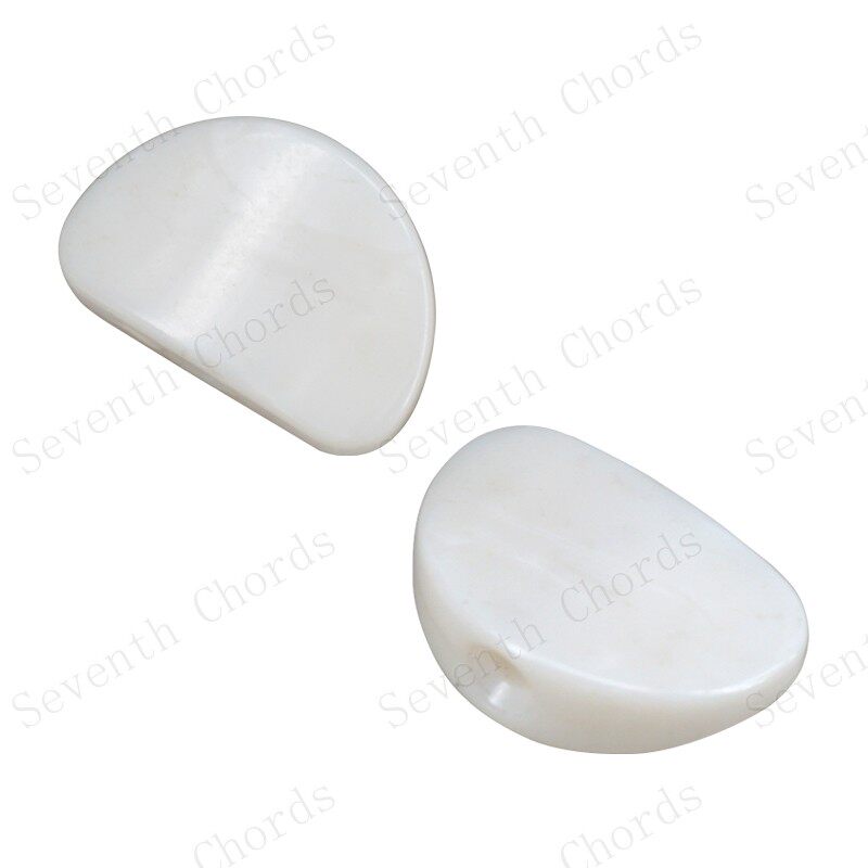 木民谣电吉他弦钮手柄弦钮头帽子琴弦钮手拎弦轴扣把手白色大半圆