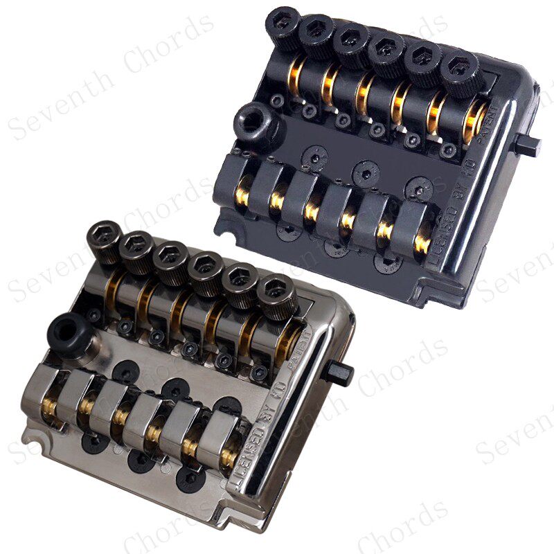 无头电吉他颤音琴桥拉弦板弦桥下驹 Headless Bridge  W-1004