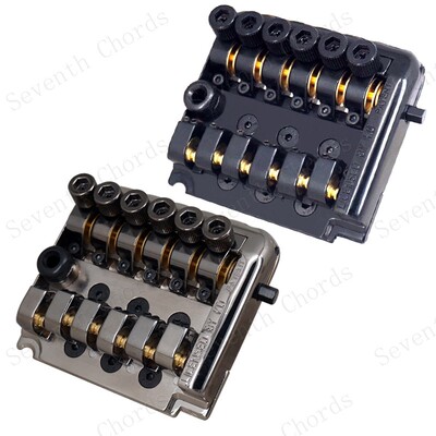 无头电吉他颤音琴桥拉弦板弦桥下驹 Headless Bridge  W-1004