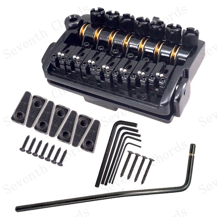 7弦七弦无头吉他琴桥拉弦板弦桥下驹 Headless Bridge W-1017