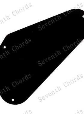 电吉他后盖板电路布线背板弹簧仓盖板后护板 黑色光面 HC-1017