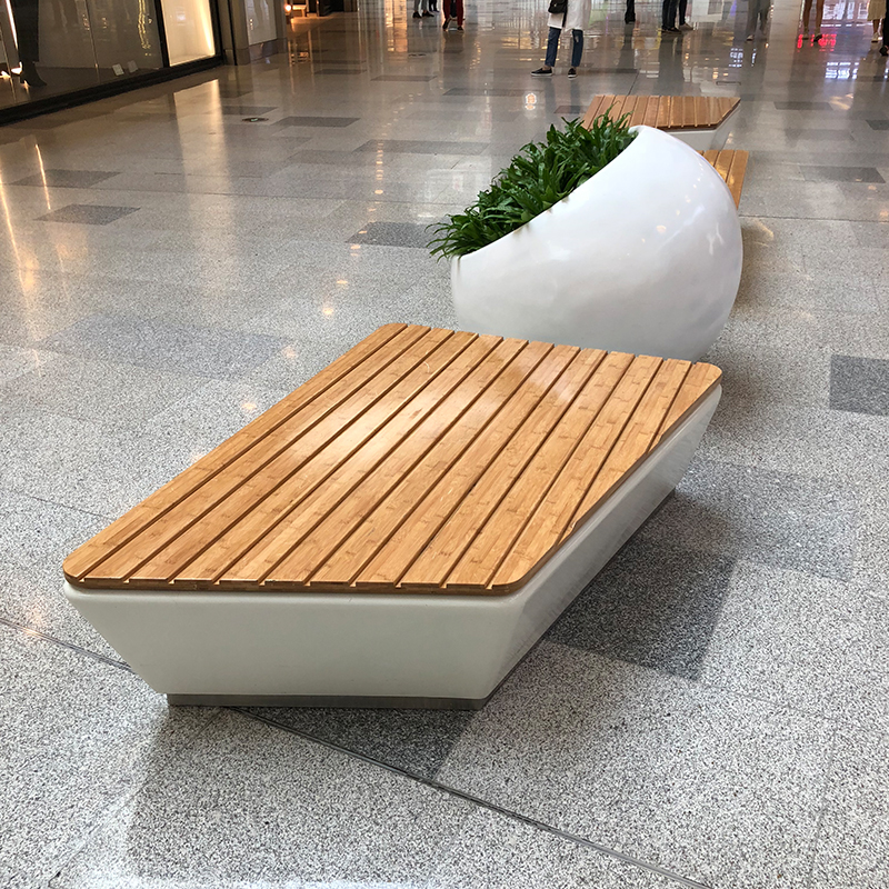 防腐木座椅休息椅定制创意户外