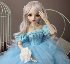 BJD búp bê Katie thay đổi trang điểm công chúa vài đám cưới con búp bê để gửi ý tưởng món quà cô gái sinh nhật cho trẻ em