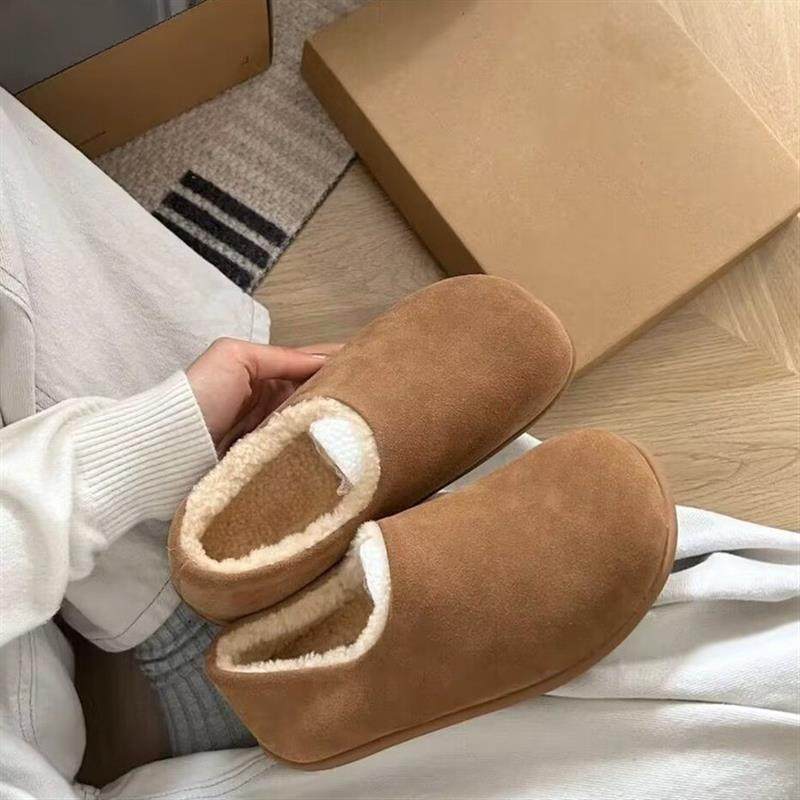 小土豆平底勃肯鞋女加绒保暖一脚蹬女鞋子2026新款冬季豆豆鞋棉鞋,女鞋,勃肯鞋/软木鞋,淘宝优惠券,粉丝福利购,淘宝优惠卷