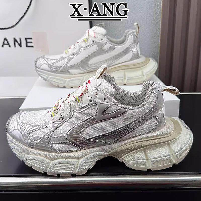 爆款巴黎老爹鞋复古脏脏鞋女鞋2026新款春夏季厚底增高休闲运动鞋