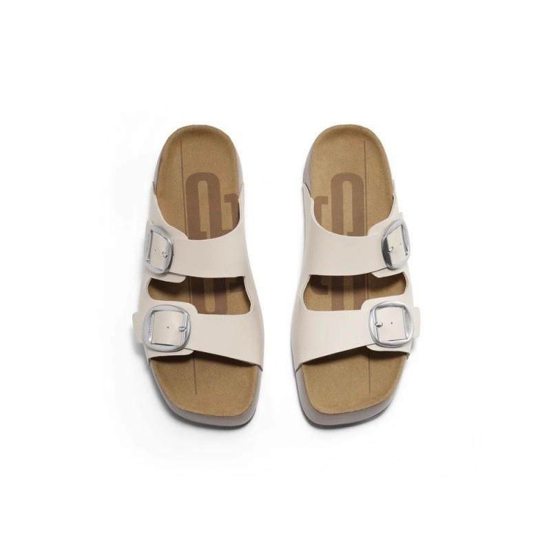 软皮版~厚底增高勃肯鞋复古磨砂皮带扣一字拖鞋女外穿懒人凉拖鞋,女鞋,其他拖鞋,淘宝优惠券,粉丝福利购,淘宝优惠卷