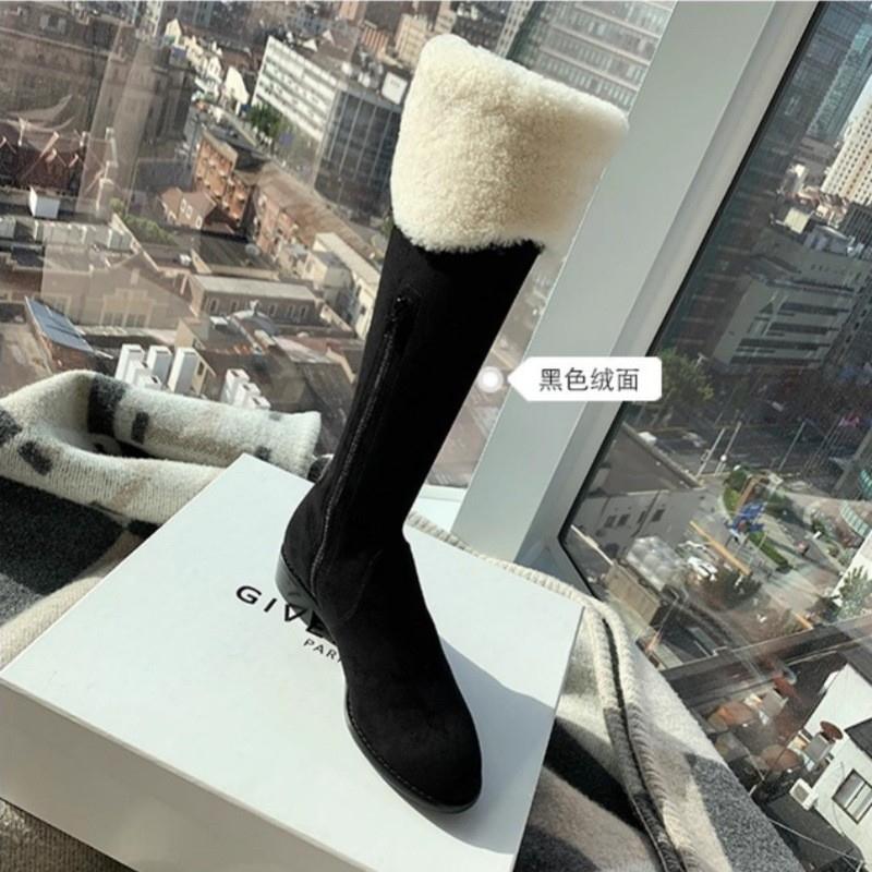 自主设计款澜柜 Studiolee 高筒靴女冬加绒长筒靴