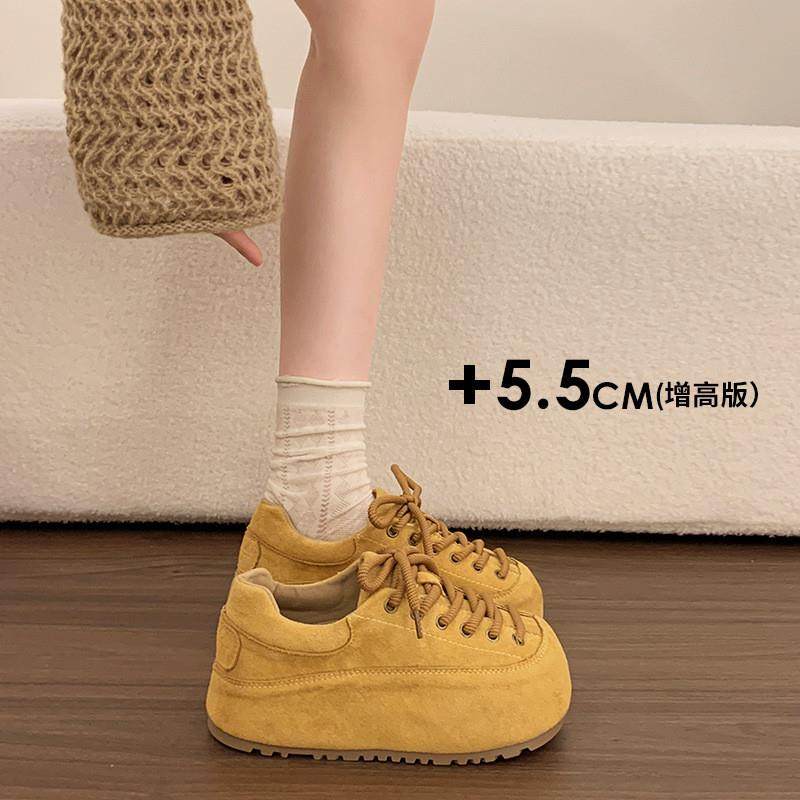 厚底丑萌大头面包鞋女2026年新款小个子增高显瘦防滑休闲勃肯鞋,女鞋,勃肯鞋/软木鞋,淘宝优惠券,粉丝福利购,淘宝优惠卷