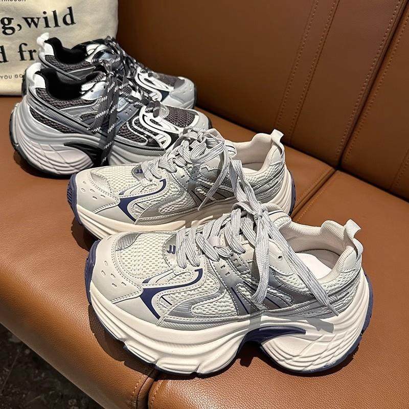 巴黎时尚老爹鞋女2026年新款小个子增高厚底透气时尚休闲运动鞋,女鞋,时尚休闲鞋,淘宝优惠券,粉丝福利购,淘宝优惠卷