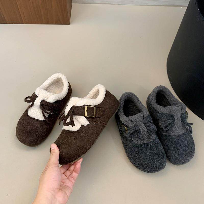 云芙勃肯鞋秋冬加绒2026新款一脚蹬女鞋毛毛鞋全包保暖雪地靴棉鞋,女鞋,勃肯鞋/软木鞋,淘宝优惠券,粉丝福利购,淘宝优惠卷