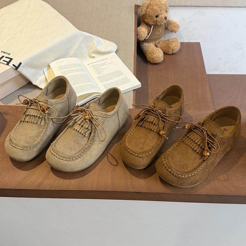 法式复古流苏串珠勃肯鞋女2026年新款懒人一脚蹬平底休闲袋鼠鞋,女鞋,勃肯鞋/软木鞋,淘宝优惠券,粉丝福利购,淘宝优惠卷