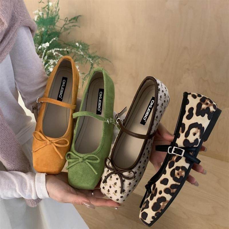 小香风蝴蝶结浅口方头玛丽珍鞋女2026年新款一字扣气质配裙子单鞋,女鞋,玛丽珍鞋,淘宝优惠券,粉丝福利购,淘宝优惠卷