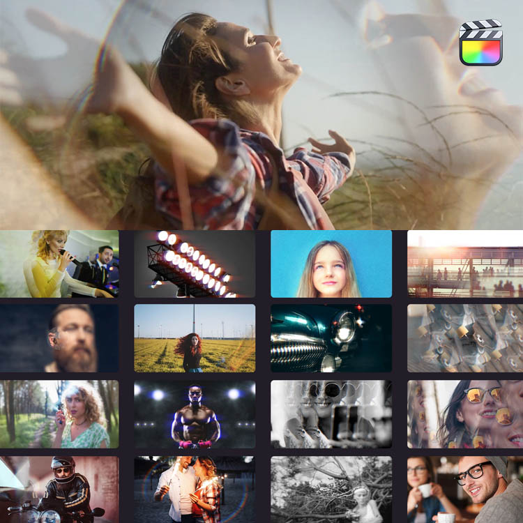 FCPX插件Lens Filters眩晕棱镜重影叠加视觉效果镜头