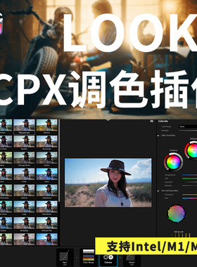 FCPX插件Looks大片风格视频调色滤镜带调节层+使用教程