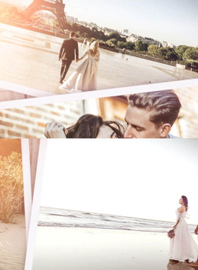 FCPX插件Romantic Story Slideshow浪漫故事电子相册幻灯片模板