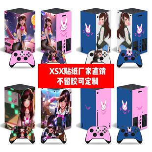 X贴膜XBOX X贴纸XSX痛贴DVA贴纸可定制 Series XBOX