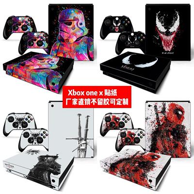 微软天蝎座XBOX ONE X贴膜XBOX ONE X痛贴XBOX ONE X毒液游戏贴纸