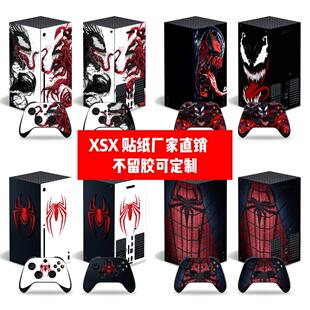 XBOX X贴膜XBOX X贴纸XSX痛贴蜘蛛侠毒液款 贴纸 series