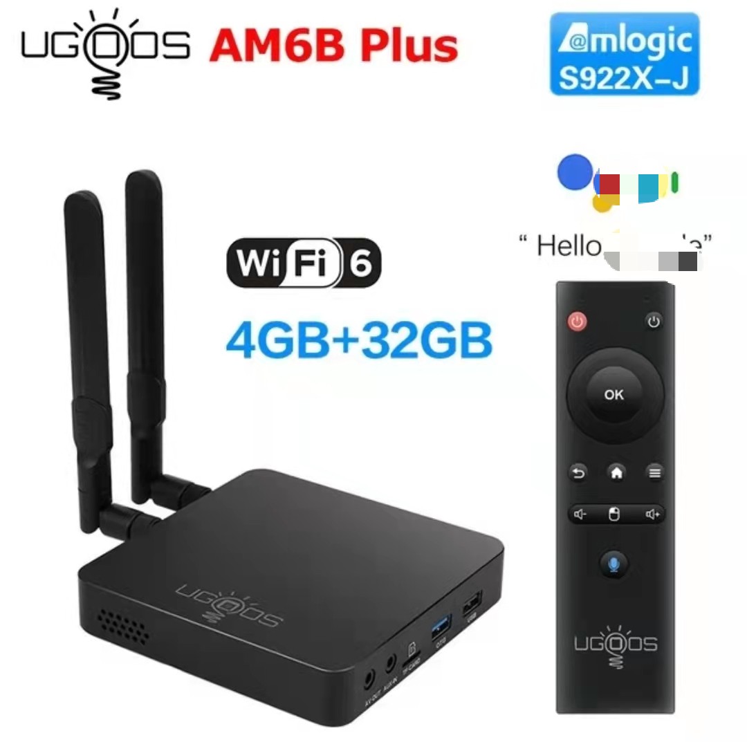 ugoos AM6B plus S922X-J双杜比 Android 9 coreelec 4k TV BOX