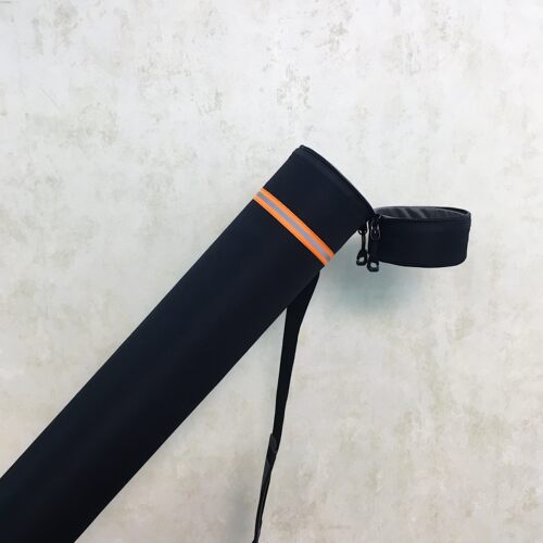 7.5cm直径路亚硬壳防水竿桶 50/110cm圆筒乐器收纳包棒垒球球棒包 - 封面