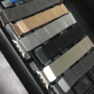 适用华强北HK10ProMax不锈钢S10Mini磁吸米兰s10ultra苹果9手表带