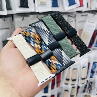 35MM苹果手表iwatch10表带华强北S10ProMax磁吸ultra编织s98765se