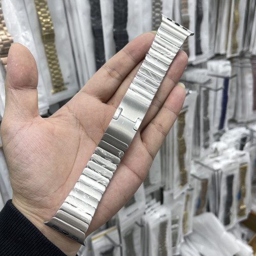 【华强北发货】适用HK11ProMax/ultra不锈钢s10苹果手表带蝴蝶扣