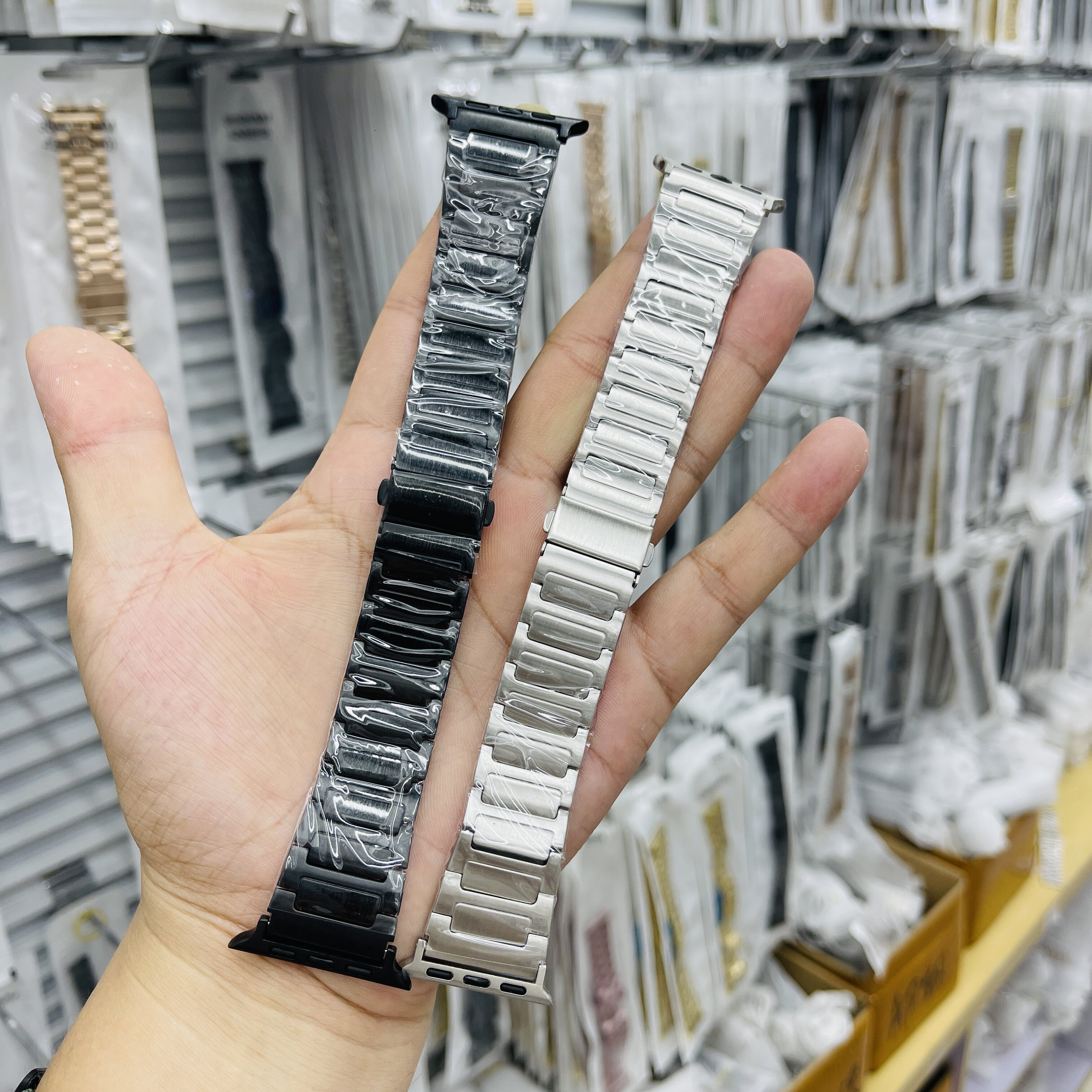 【华强北优选】适用苹果ultra3手表带s10不锈钢iwatch9实心精钢s8