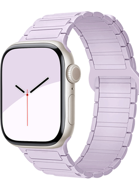 适用华强北CD12/CD20Max苹果iwatchs11智能46MM手表磁吸硅胶表带