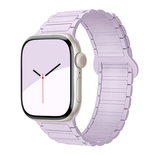 适用华强北CD12/CD20Max苹果iwatchs11智能46MM手表磁吸硅胶表带