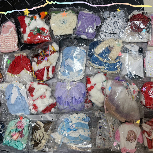 bjd6分娃衣福袋多种风格福袋随机款盲盒30cm娃娃衣服清仓包邮