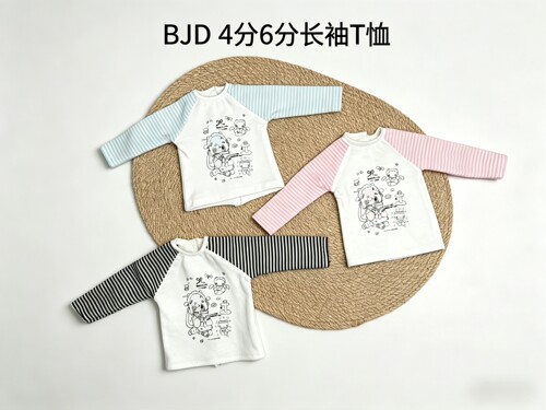BJD娃娃上衣 4分6分插肩袖T恤 便宜好穿日常娃衣现货包邮便宜百搭