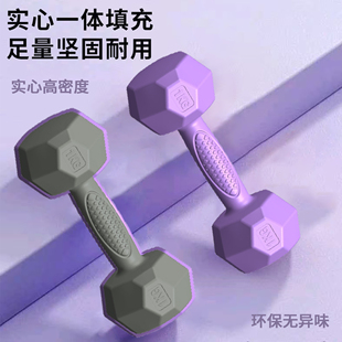 哑铃女士健身器材家用力量训练2公斤儿童小哑铃一对 2025款
